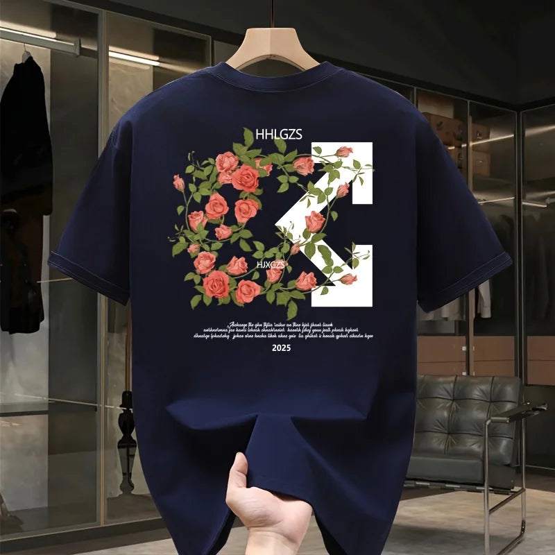 Black Floral Graphic Tee
